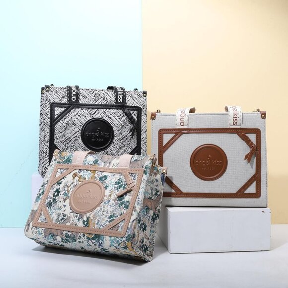 Tote Bag Purses for Women Medium Top-handle Satchel Handbags with Crossbody Srta - Picture 7 of 7